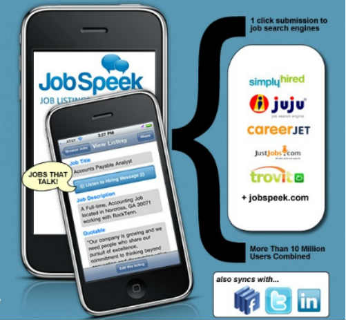 jobspeek JobSpeek, graba tu oferta de empleo por voz