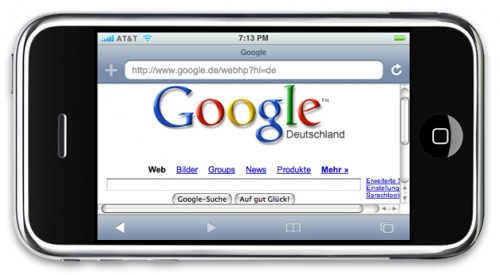 iphone google 500x275 Google priorizará las webs adaptadas a dispositivos móviles