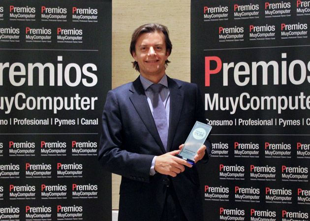Recoge el premio Manuel Rubio, Director en EMEA de Desarrollo de Negocio Big Data de Hewlett Packard Enterprise