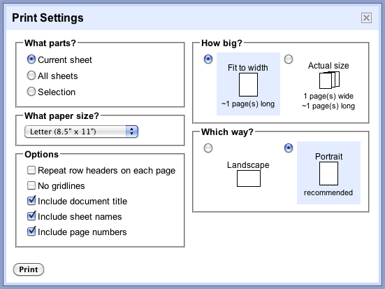 google-cloud-print-options