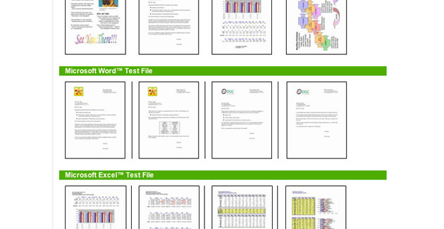 velocidad de impresión ISO 24734
