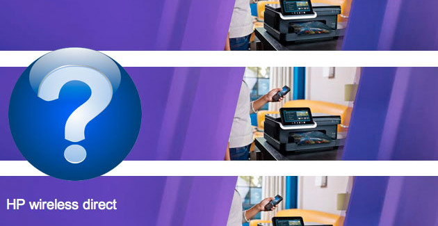 cómo usar HP wireless direct