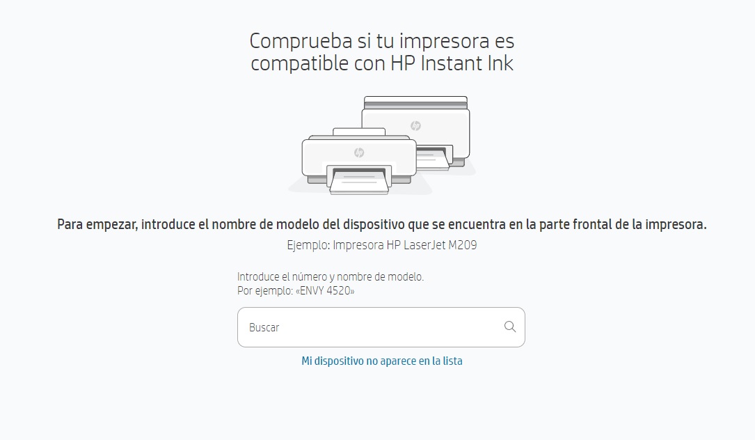 Cómo saber si mi impresora es compatible con HP Instant Ink