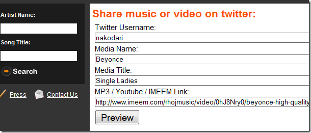 shareingmusicontwitter