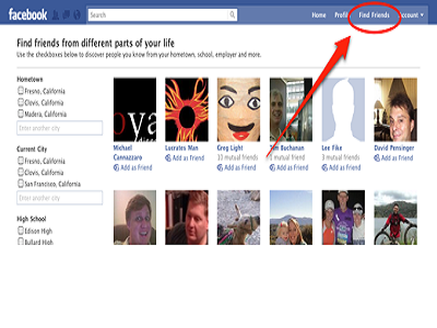 Facebook modifica el buscador de amigos Facebook modifica el buscador de amigos