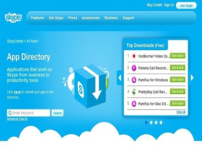 Skype ya tiene tienda de aplicaciones Skype ya tiene tienda de aplicaciones