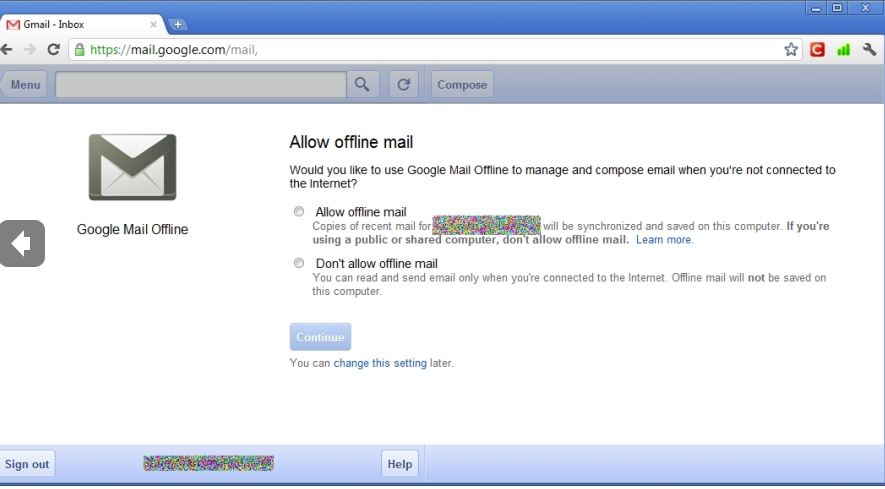 Gmail offline