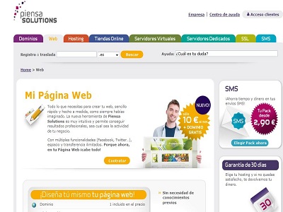 Crea la web de tu empresa facilmente con la nueva herramienta de Piensa Solutions