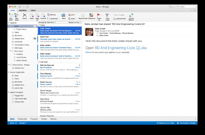 El nuevo Microsoft Outlook para Mac OS ya disponible - MuyPymes