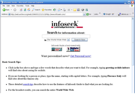 Первый сайт 10. Infoseek Поисковая система. Значки Infoseek. Поисковая программа Infoseek. Кто определяет наличие ответа Infoseek.