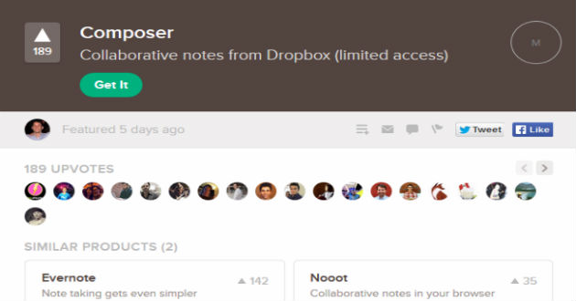 Dropbox lanzará Composer, el competidor de Google Docs