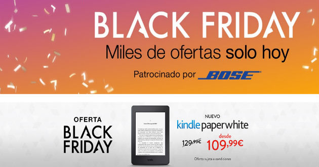 Amazon nos descubre sus ofertas para el Black Friday 2015
