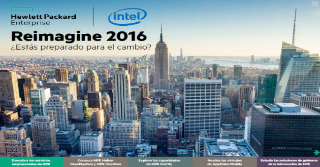 Reimagine 2016, el evento internacional de Hewlett Packard Enterprise, llega a España el 5 de mayo