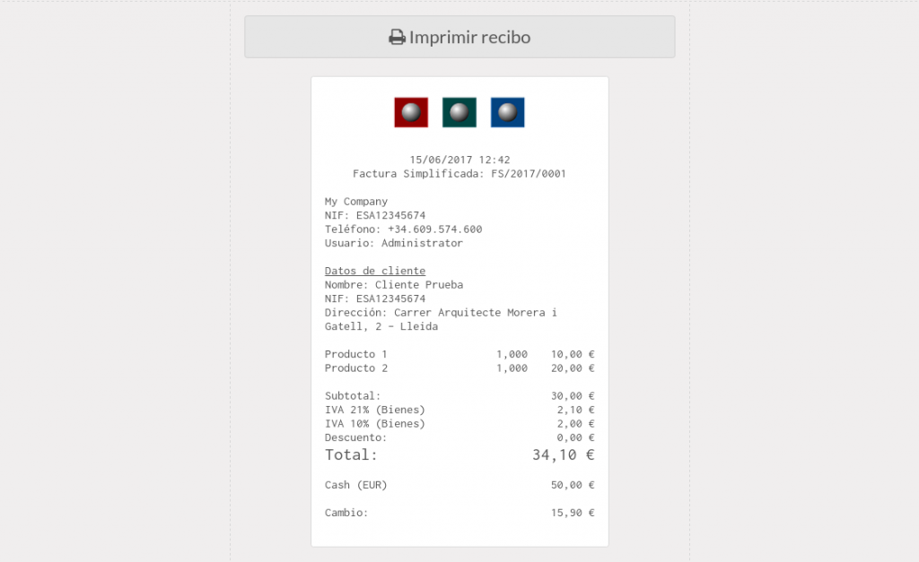 Factura simplificada