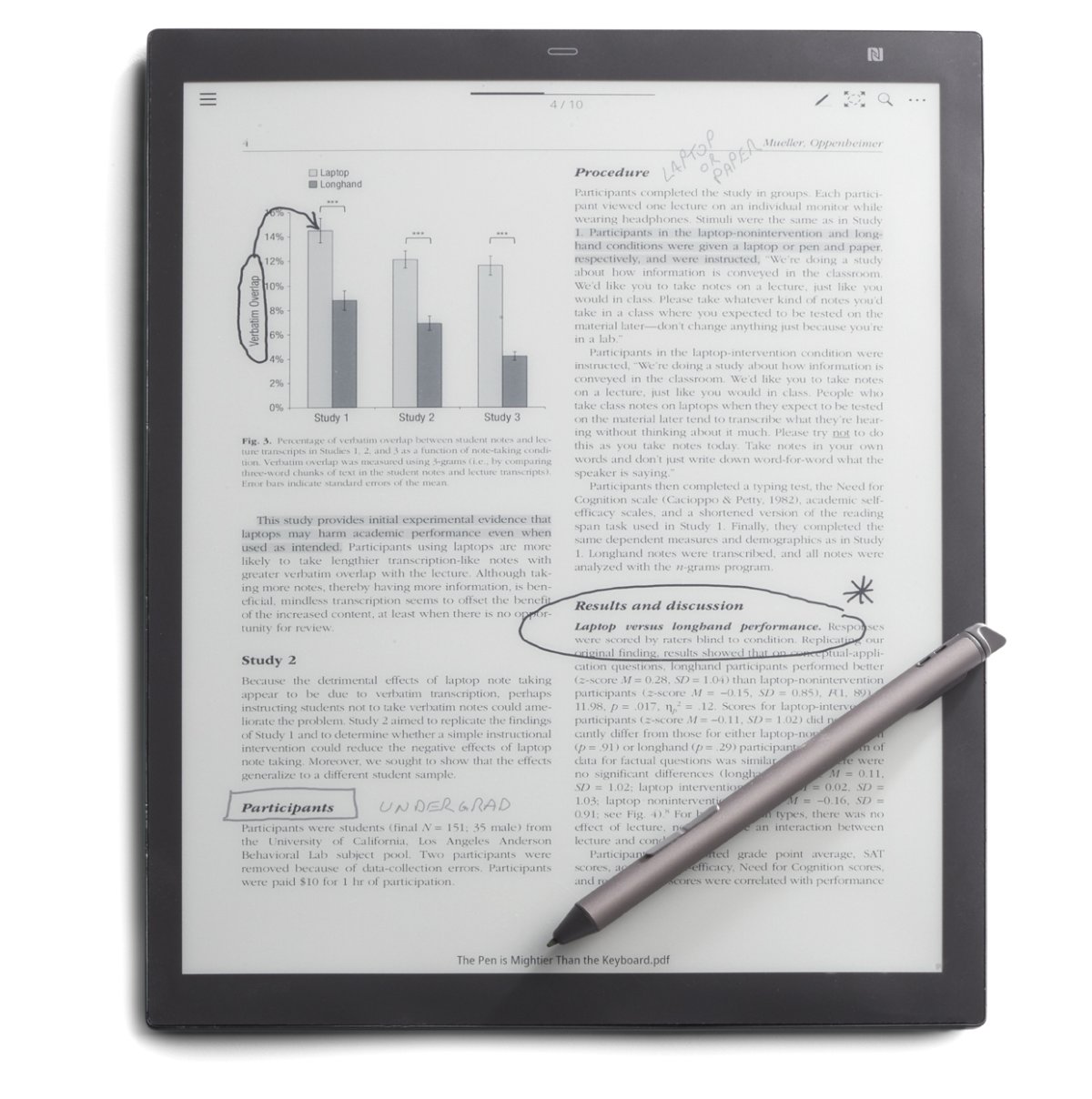 Digital Paper Tablet, un cuaderno digital con tinta electrónica - MuyPymes
