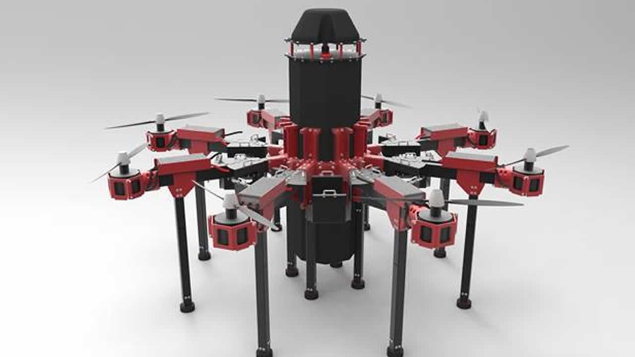 Un dron que realiza funciones de prevención incendios, finalista del Premio Everis España 2020 al emprendimiento -