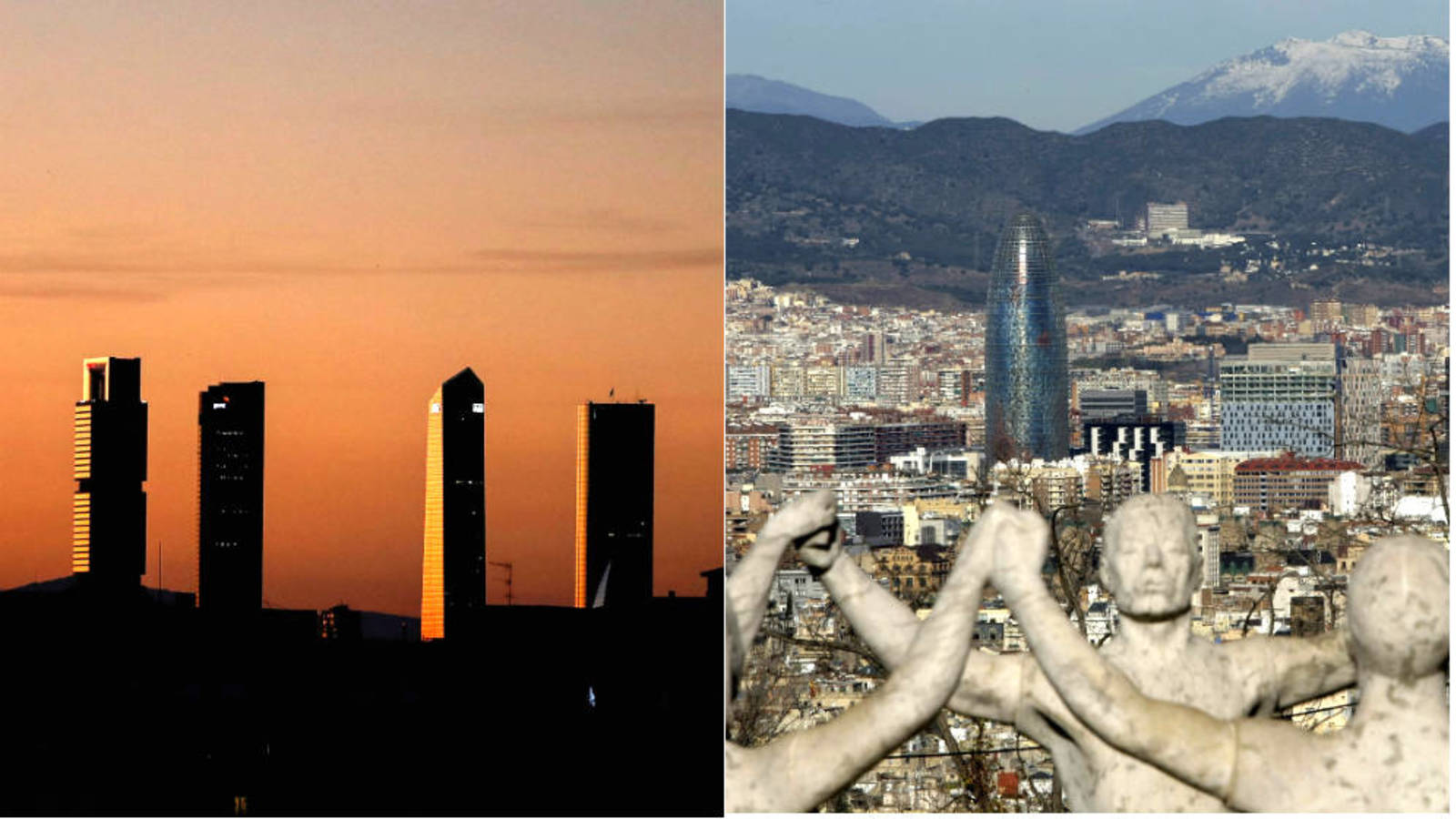 Madrid y Barcelona