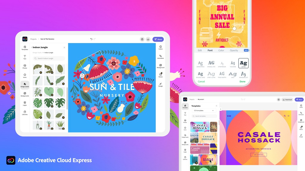 Adobe presenta Creative Cloud Express