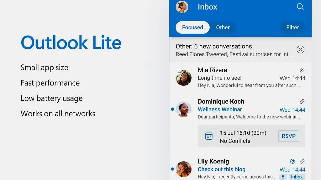 Outlook Lite