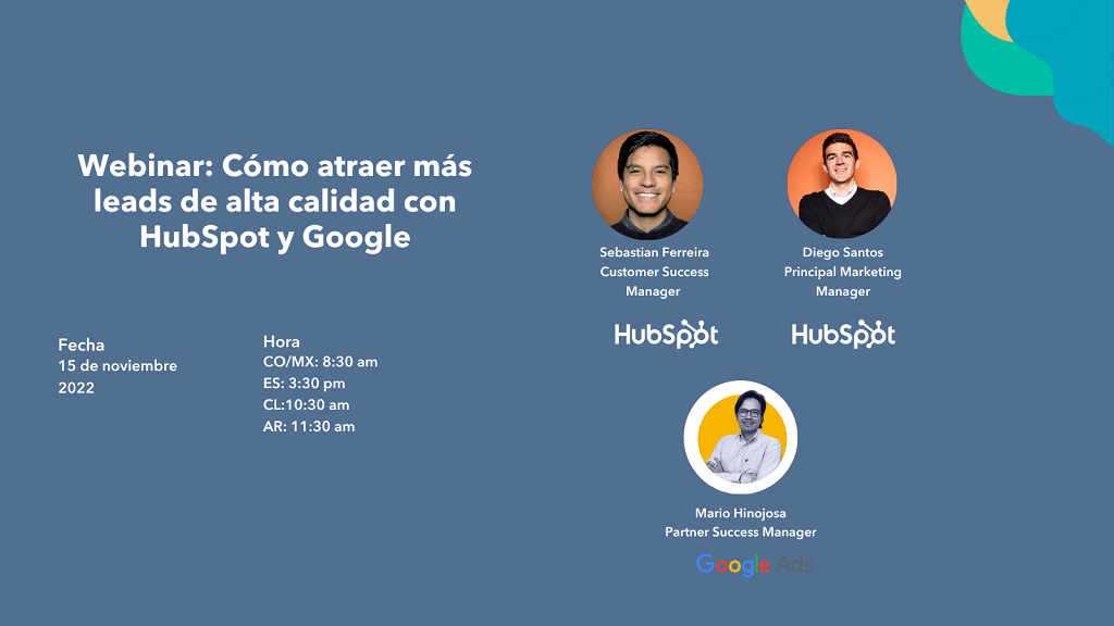 Webinar HubSpot y Google