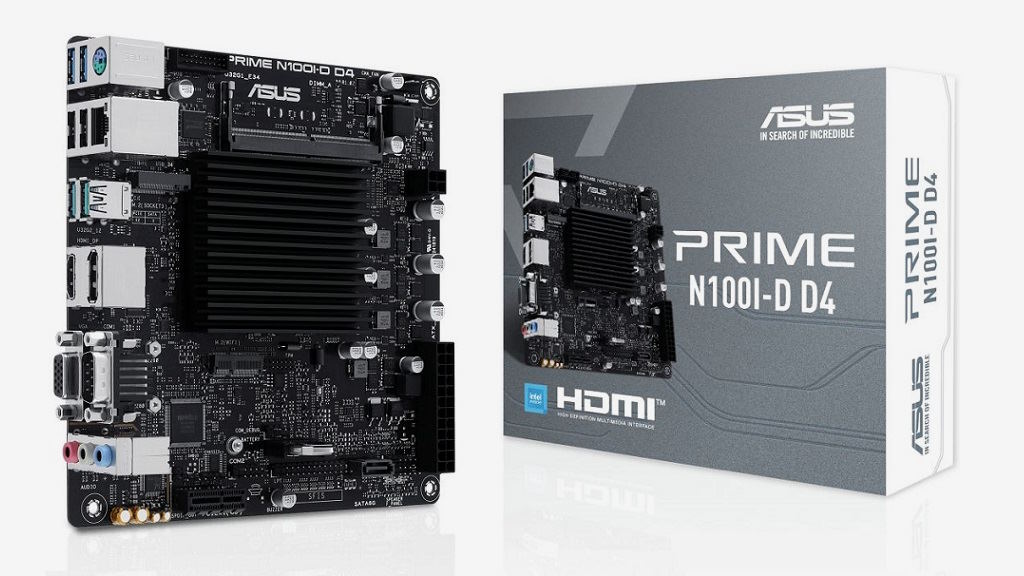 ASUS Prime N100I-D, una placa base mini ITX con Intel N100