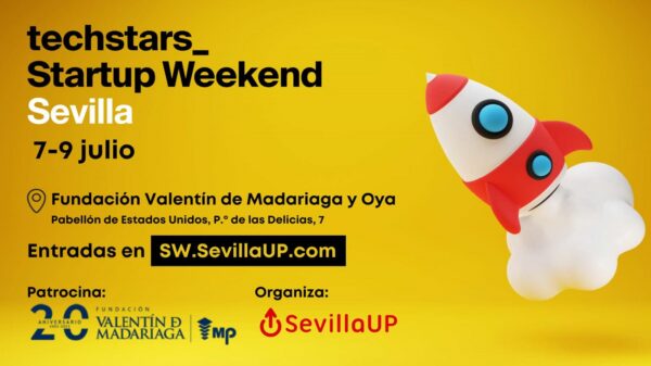 Cartel del Startup Weekend Sevilla Julio 2023