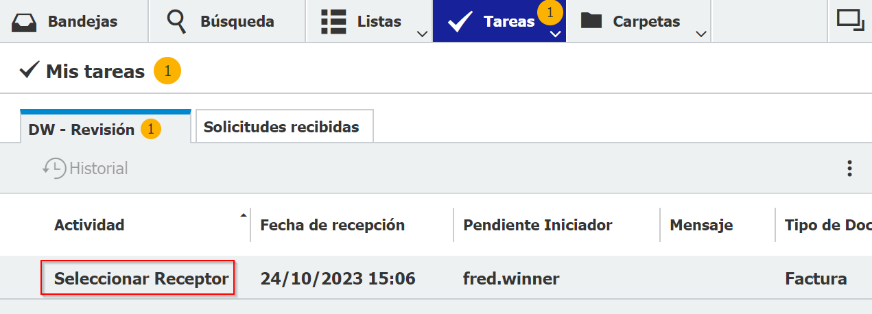 DocuWare - Flujos de trabajo