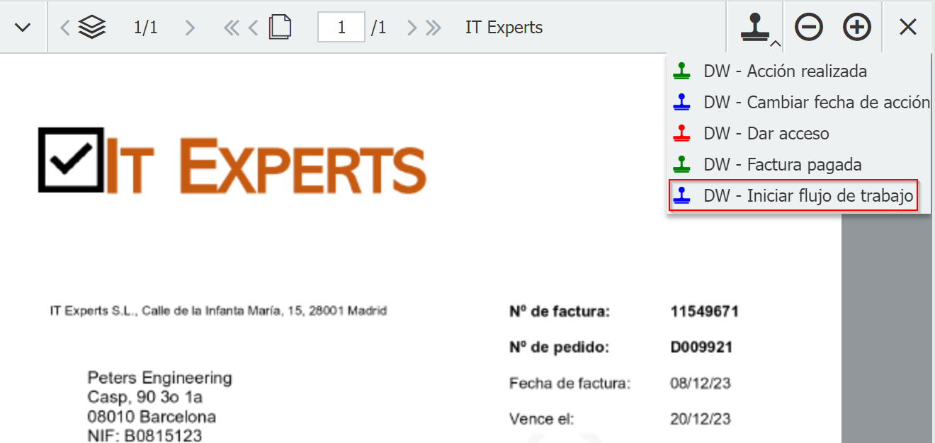 DocuWare - Flujos de trabajo