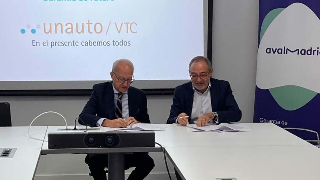 Firma acuerdo Avalmadrid - Unauto VTC