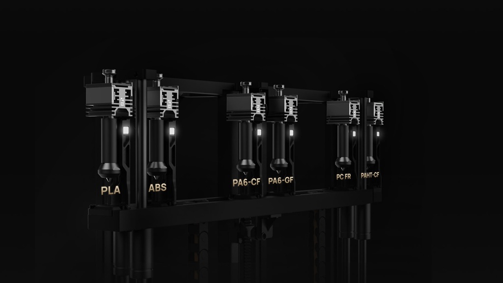 Bambu Lab lanza su impresora 3D multi-color y multi-material de 7 boquillas