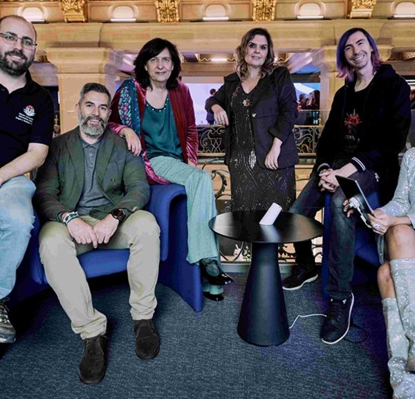 Aaron Sújar, José Ignacio Hernández, María Jesús Villamediana, Olga Blanco, David Carrasco y Pilar Sánchez -Bleda