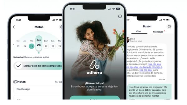 App de Adhera Health con IA en español