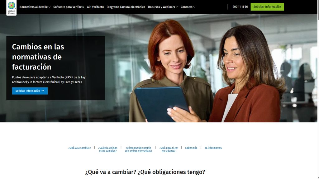 microsite facturación