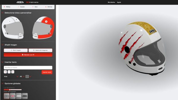 configurador 3D de 3D Helmets by NZI
