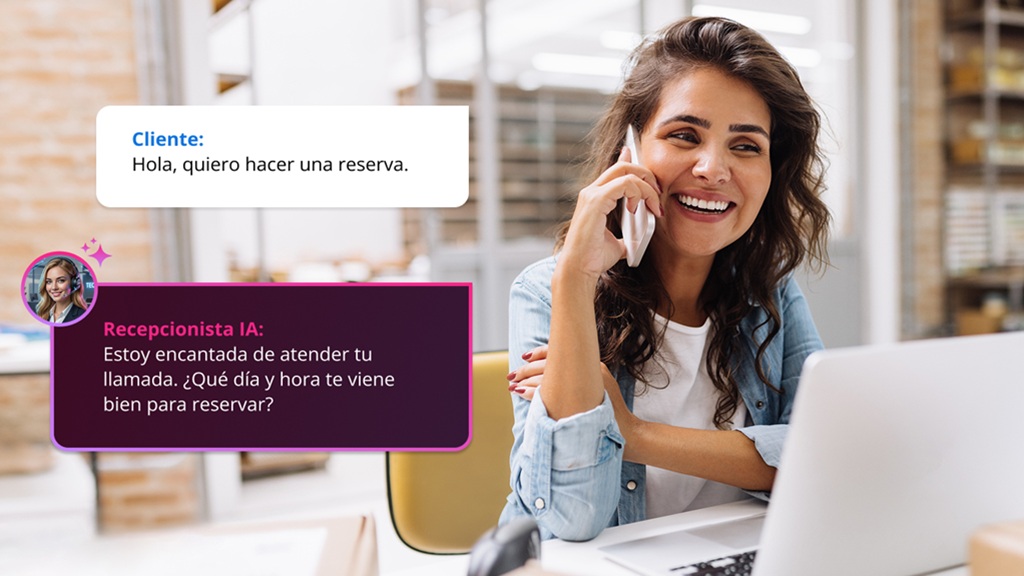Recepcionista IA de Arsys
