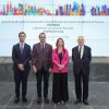 El embajador de Panamá en España, el ministro de Comercio de Panamá, la secretaria de Estado de Comercio, y el pte. Cámara España