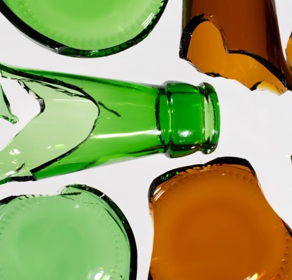vidrio reciclado